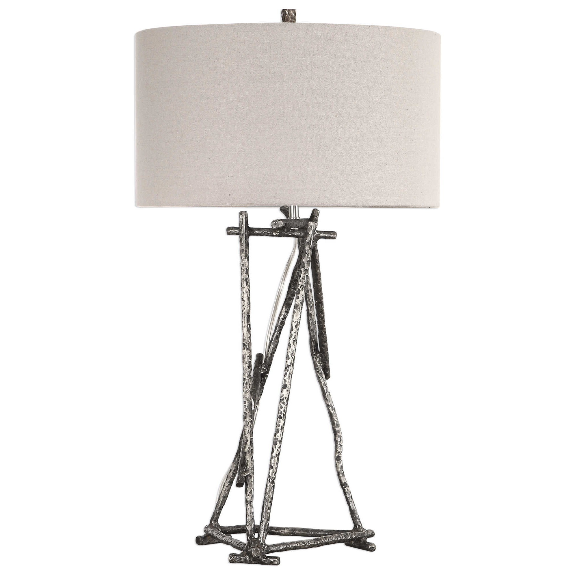 Uttermost Table Lamps 278251 Lakota Brushed Nickel Lamp Upper Room